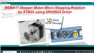 NEMA17 Stepper Motor Variable Micro Stepping Rotation by STM32 Using DRV8825 Driver [upl. by Ricardo]