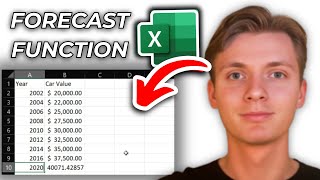 How To Use The FORECAST Function In Excel [upl. by Amilb]