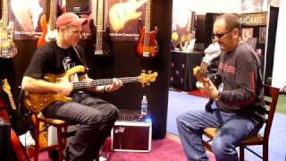 wojtek pilichowski With Joe Iaquinto at The NAMM Show 2010 [upl. by Reteid]