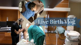 RAW NO EPIDURAL LABOR DELIVERY LIVE BIRTH VLOG  29 HOURS OF LABOR amp WHAT ACTUALLY HAPPENS  BABY 4 [upl. by Okramed]