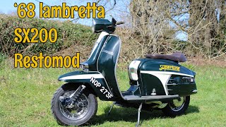 1968 Lambretta sx200 restoration restomod [upl. by Lua]