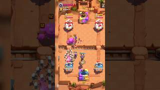 When bro spent all elixir on Attack 🤯  clash royale  shorts battleroyale supercell [upl. by Atirrehs]