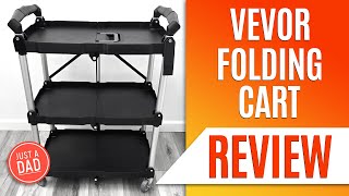 VEVOR Foldable Utility Cart UNBOXING amp HONEST REVIEW [upl. by Aicia]