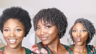 4c wash amp go tutorial using Yxel hair care products Part 1 [upl. by Rives]