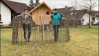 DIY  Staketenzaun selber bauen  Teil 1 [upl. by Seaddon]