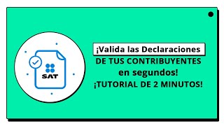 ¡Validación de Declaraciones en segundos [upl. by Barnet752]