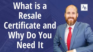 What is a Resale Certificate and Why Do You Need It [upl. by Stephens]