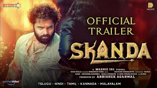 SkandaThe Attacker Official Trailer  Teaser Updates  Ram Pothineni  Sreeleela  Boyapati Srinu [upl. by Jakob]