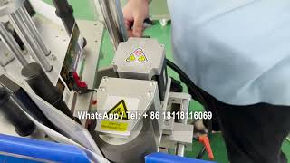 RT60 Round Bottle Self Adhesive Labeling Machine How to install label and test it [upl. by Isaac]