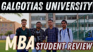 Galgotias University MBA Review  Is Galgotias University Good For MBA  Fee  Placement [upl. by Gustin430]