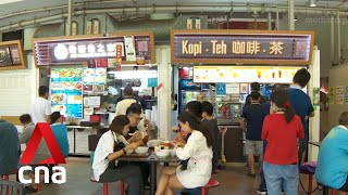 Stallholders at social enterprises hawker centres say rising costs threatening affordable prices [upl. by Markland]