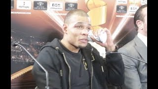 CHRIS EUBANK JR IMMEDIATE REACTION TO HIS DEFEAT TO GEORGE GROVES  GROVES v EUBANK JR [upl. by Christiano]