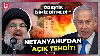 Nasrallah’ın ölümünden sonra Netanyahudan tehdit gibi sözler quotÖdeştik işimiz bitmediquot [upl. by Adelina]