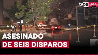 San Isidro asesinan a hombre en el interior de su vehículo [upl. by Malone818]