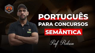 Português Para Concursos  Semântica  Significado das Palavras  Monster Concursos [upl. by Werd]