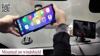 srnubi 1026quot Dash Cam 4K Car Mirror Wireless Carplay Review Aliexpress [upl. by Stephana]