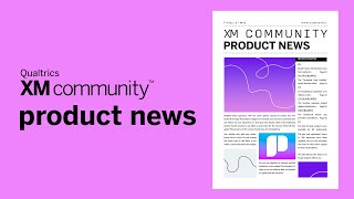 Qualtrics Product News  October [upl. by Skipper983]