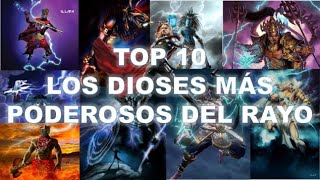 DIOSES DEL TRUENO top10 dioses eléctricos  parte 2 [upl. by Absa]