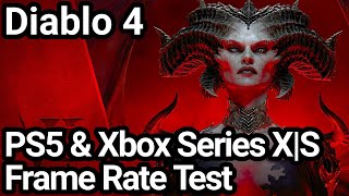 Diablo 4 PS5 and Xbox Series XS Frame Rate Test [upl. by Aitra]