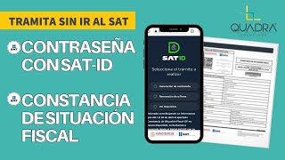 GENERA tu Contraseña en SAT ID y DESCARGA tu CONSTANCIA de situación fiscal [upl. by Anaujat]