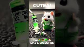 Part1Can a zombie cat and a Hamster be true friends🧟‍♂️Heres the answer🧟‍♂️🐈💚🐹 [upl. by Nyladnek609]