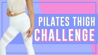 3Minute Thigh Sculpting Workout  POP Pilates Song Challenge [upl. by Novelia]