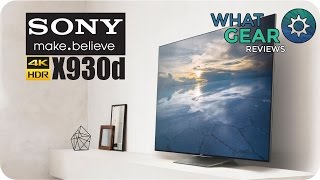 SONY BRAVIA X930d Review  4K HDR TV  CES 2016 [upl. by Anderegg]