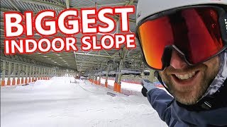 Biggest Indoor Snowboarding In Europe [upl. by Woehick]