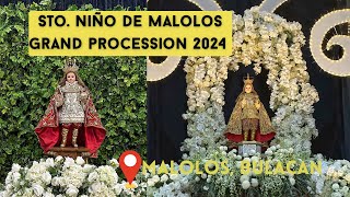 49th Sto Niño de Malolos Grand Procession Sto Niño de Malolos Fiesta 2024 [upl. by Diantha]