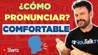 ⭐Aprende a PRONUNCIAR quotComfortablequot en INGLÉS truco súper fácil [upl. by Faludi116]