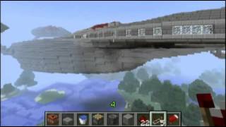 First Minecraft Megabuild  USS Enterprise NC1701E [upl. by Acinoev]