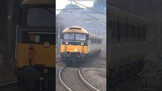 INTERCITY SCOTRAIL CLASS 47 And DBSO Pass Penrith AT SPEED scotrail class47 locomotiveservices [upl. by Arahahs]