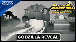 Super Monkey Ball Banana Rumble  Godzilla Reveal Trailer [upl. by Nairb]