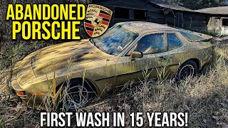 First Wash in 15 Years ABANDONED Barn Find Porsche  Car Detailing Restoration [upl. by Daile878]