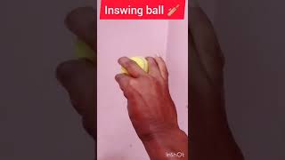 Inswing bowling tricks 🏏💯faster bowling viralshorts officialsachin [upl. by Kitti67]