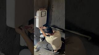 ￼ Concealed Cistern Install🚿🌴 plumbingservices bathroomdesign shortvideo ￼ [upl. by Xenia]