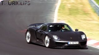 Porsche 918 Spyder going to the max on the Nürburgring [upl. by Mungam]