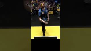 LUKE HUMPHRIES DARTS throwing action 🎯 darts ai pdc lukehumphries [upl. by Wilkins433]