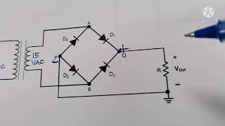 BRIDGE RECTIFIER explained  DC VOLTAGE verification with OSCILLOSCOPE  FULLWAVE RECTIFICATION [upl. by Tichonn262]