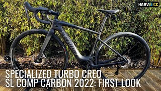 Specialized Turbo Creo SL Comp Carbon 2022 First Look at EBike [upl. by Jangro]