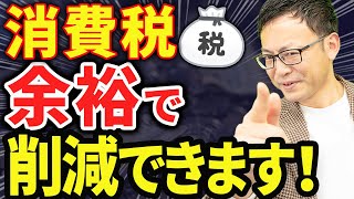 【知らない人多すぎ、、】消費税を大幅に削減する節税ノウハウについて税理士が解説します [upl. by Elfrieda938]