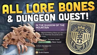 Destiny 2 All Bones of Hefnd Lore Collectibles  Warlords Ruin Dungeon Quest Guide [upl. by Anotyad60]