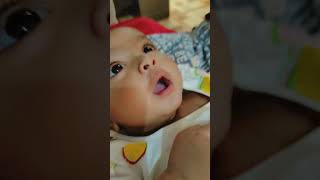 Three month old baby activities trending cutebaby youtubeshorts baby babygirl activity mom [upl. by Pacificia]