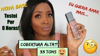 RESENHA BASE NARS NATURAL RADIANT LONGWEAR 16 HORAS PELE OLEOSA [upl. by Monie]