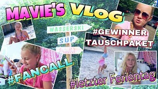 Mavies VLOG Gewinner Tauschpaket🍭letzter Ferientag🍭FANCALLS  MAVIE Noelle Family [upl. by Lebiram]