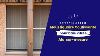 Moustiquaire Coulissante pour Baie Vitrée [upl. by Adnorehs]