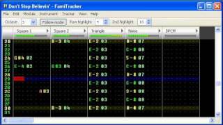 Dont Stop Believin NES Remake in FamiTracker [upl. by Meeker273]