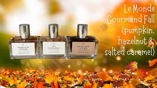 Affordable Perfume Review  Urban Outfitters Le Monde Gourmand Fall pumpkin caramel hazelnut [upl. by Nohpets]