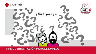 Tips de orientación para el Empleo [upl. by Ellerehc]