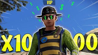 I Bought VIP On A 1000x Rust Server not good [upl. by Rehptosirhc]